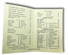 Vintage 1950s Joe   s Place Soda Grill Menu Pittsburgh Pa Diner Ephemera