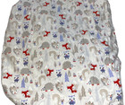 J5 wow  Trend Lab Fox Owl Woodland Animals Flannel Fitted Crib Toddler Bed Sheet