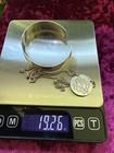 Engraved Sterling Silver Cuff Bracelet  mildred    Monogram Pendant Necklace
