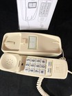 Golden Eagle Corded Trimline Phone Desk Wall Retro Ivory Push Button Telephone