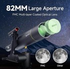 Beaverlab Tw1 Pro 82mm Fully Multi-coated Refractor Telescope W  Tripod 500mm