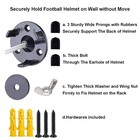 Football Helmet Wall Mount Holder Display Case Rack