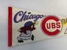 Vintage 1960   s Chicago Cubs Full Size Felt Pennant  10x28 