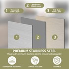 Commercial Work Table 48  Stainless Steel Kitchen Equipment Restaurant Food Prep