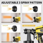 Ocforiya Corded Paint Sprayer Home Interior 800w Hvlp Electric Spray Paint Gun