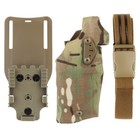 Idogear 63do Tactical Gun Pistol Holster Airsoft G17 With X300 Lamps Ql Mount Mc