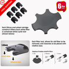  30 Pcs  Minifit Prowax Wax Guards Filters For Oticon 5 Packs  Black-1mm