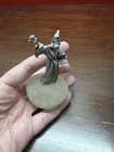 Fine Pewter Wizard With Magical Orb Crystal Ball Usa Vintage 1987