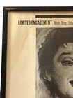 Judy Garland    at Home At The Palace    Original 1967 Broadway Window Card Poster