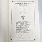 Virginia Valley Records John Wayland Rockingham County Va Genealogy History Book