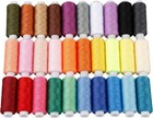 30 Spool Sewing Thread Set Assorted Colors 250 Yards High Quality Polyester