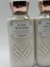 New Bath   Body Works Pure Wonder Body Lotion 2pc Gift Set Full Size Shea Butter