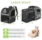 Cat Carrier Backpack  Large Cat Backpack Carrier Soft  Expandable Airline App   