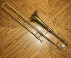 Vintage Made In Usa Conn 1970s Brass Trombone In Original Case Model 14h