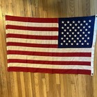 Annin Defiance American Flag 50 Star Sewn Cotton Bunting 2x3 Vintage 