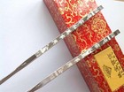 Chinese Authentic Sterling Silver 70g Home Tableware Solid Chopsticks                  