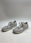 Vans Old Skool Light Gray Suede Canvas Skate Shoes Womens 7 5   Mens 6
