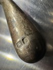 Antique Us Coin Silver Teardrop Pendant Drop Charm Marked 17 0g Taper Weight