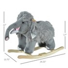 Kids Rocking Horse  Mammoth Shaped Ride On Horse With Realistic Sound