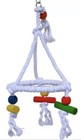 1422 Rope Pyramid Swing Perch Bird Toy Parrot Cages Toys Parakeet Cockatiel Pet
