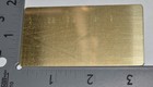 Vintage Aquarius Zodiac Engravable Metal Gold Tone Social Security Card