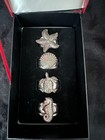 Hans Turnwald Silver Plate Napkin Rings In Presentation Box Signature Collection