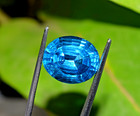16 35 Ct Natural Aqua Blue Sapphire Master Oval Cut Certified Loose Gemstone