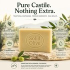 Unscented Castile Bar Soap 4oz Pure Olive Oil Moisturizing Gentle Cleansing