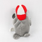 Collectible Coca-cola Bean Bag Plush Gray Seal W  Backwards Cap Hat W  Tag