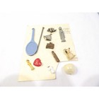 Vintage Cracker Jack Prize Toys  12 Pieces Miniature Toy Lot