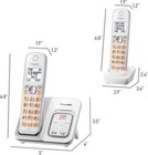 Panasonic Cordless Phone System Digital Answering Machine Call Block 4 Handsets