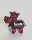 Ganz World Miniature Mini Glass Collectible Figurine Hippo 1 