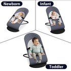 Portable Baby Bouncer Seat For Infants  0-18 Months  3 Modes Of Use With Rock   