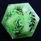 9 Polyhedral Resin Dice D d Sets Macaron Flora Glyph For Dungeons Dragons Rpg