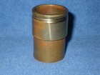 Vintage Closed Top Brass Alto Saxophone Body End Plug - 24 75mm Tenon Diameter