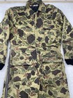 Vtg Redhead Duck Hunter Camouflage Coveralls Greens Browns Made Usa Sz M