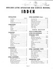 Axelson 32  Engine Lathe Operation  Service    Parts Manual  11
