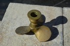 Brass Nautical Boat Ship  Propeller Candle Stick Holder