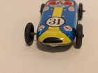 Vintage 1960s Tin Litho Small Race Car  31 Friction Toy Japan