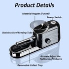 Electric Cigarette Rolling Machine  Portable Tobacco Injector Machine Can Grind