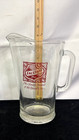Vintage Falstaff Beer Glass Pitcher Heavy Glass