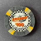 Rare  Speedway N Las Vegas Nevada  100 Casino Chip 1999 Obsolete Gaming Token