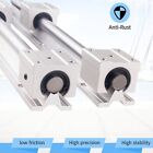 2pcs Sbr12 16 20 Linear Rail Shaft 300mm 1500mm 4 Pcs Sbr12 16 20 Bearing Block