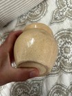 Roycroft Stoneware Pottery Elber Hubbard Honey Pot  Lid Beige Nice Shape Rare