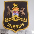 British Columbia Canada Sheriff s Department Patch