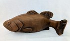 Hand Carved Wooden Fish Figurine Made In Morehead City Nc