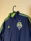 Seattle Sounders Fc 2023 Adidas Anthem Jacket Reversible Men   s L Mls Soccer