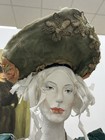 Antique  Vintage  Museum Rare Woman Hat 1910 Titanik Period Art Nouveau