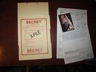 The X-files Screen Used Prop Secret Files