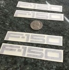 4 Pieces F-150 F 150 Ford Stickers 3 1 2 X 1 2 Vinyl Gloss Black Adhesive 